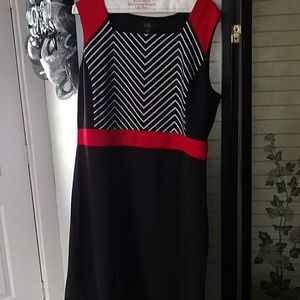 Black and Red Dress